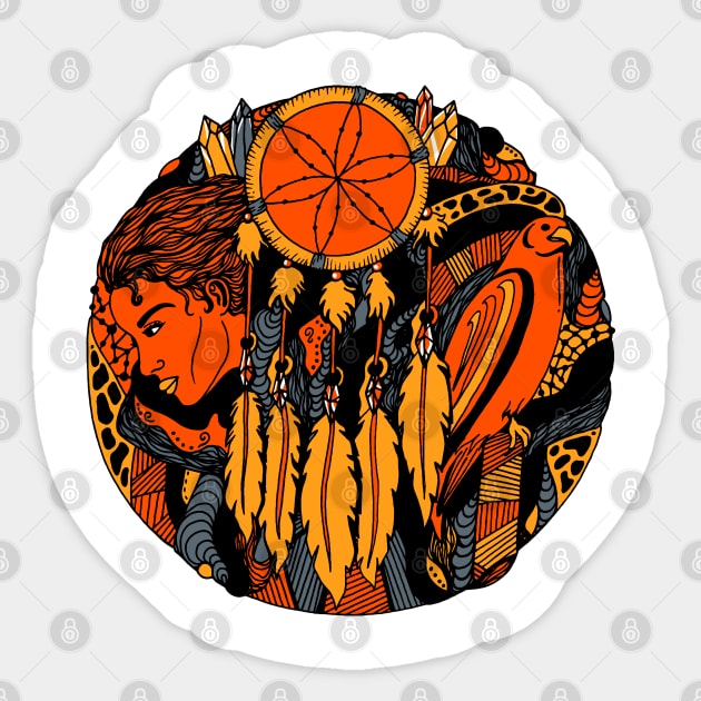 Orangrey Dream Falcon Sticker by kenallouis